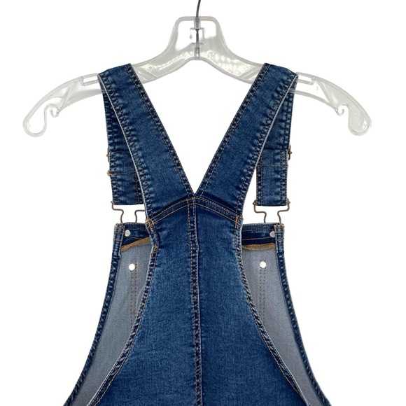 Love Trends Denim Jean Skirt Overall Jumper Size Medium - Picture 10 of 11